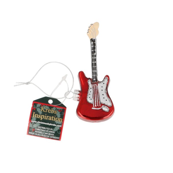 Baumschmuck "Red Electric Guitar"